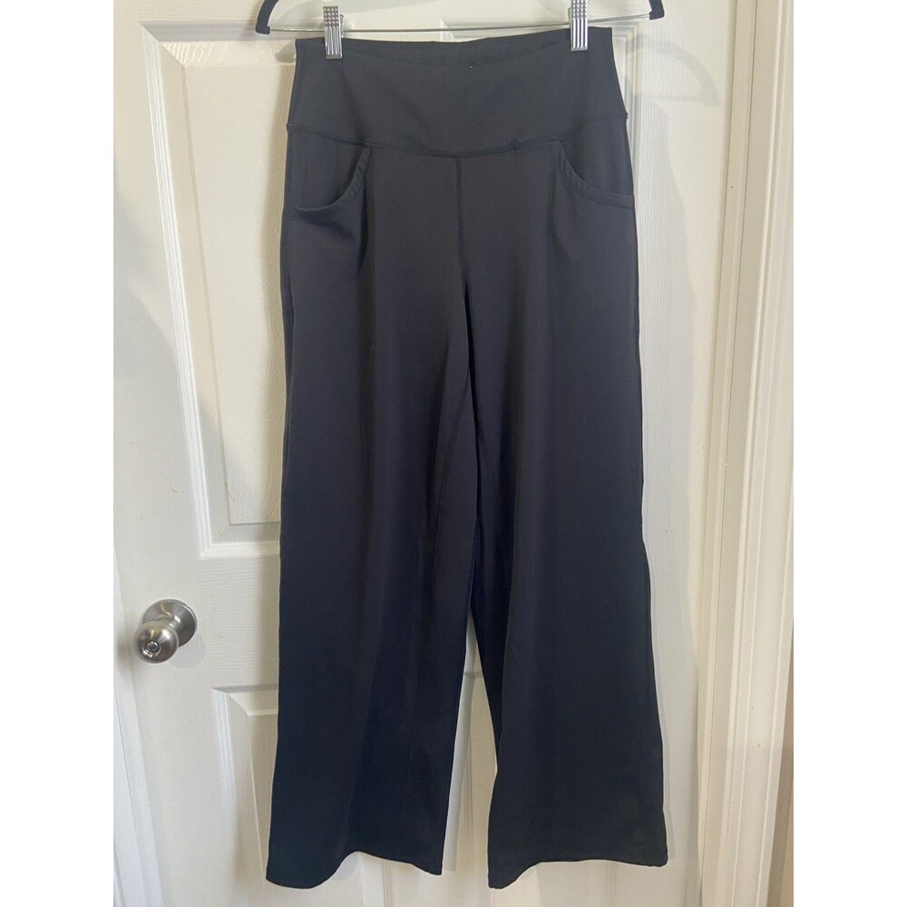 Promover Wide Leg Pants Woman Yoga Pants with Pockets Stretch size M